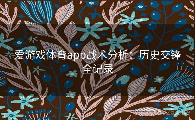 爱游戏体育app战术分析：历史交锋全记录  第2张