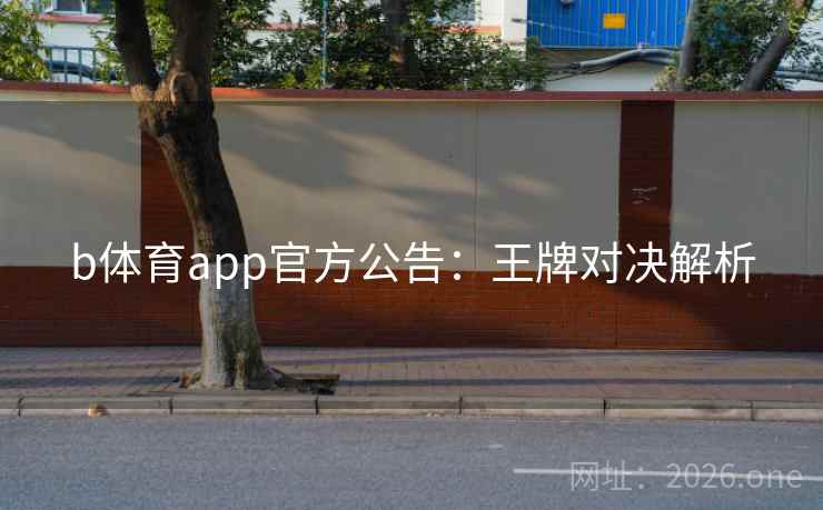 b体育app官方公告：王牌对决解析